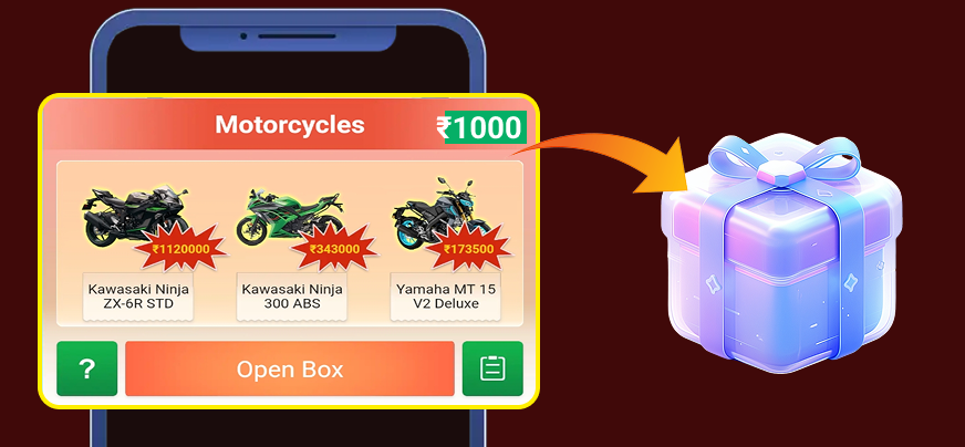 Selecting Mystery Chests